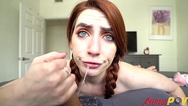 Cute Teen With Braces Sucks Off for His Cum