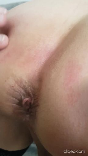 licking and dildoing anal pussy