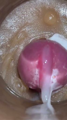 Cumfeti Dripping Creampie Compilation- Endoscopy view   Clip 3