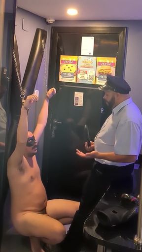 Cuffed and Tested - Bear Cop Gutpunch Session