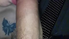 Focus on my tongue as he guides you through a passionate blowjob session