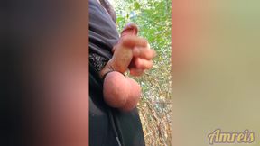 Peed on Camera for the First Time and Cum Later in the Park!