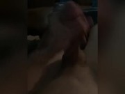 Christmas cumshot with bellybutton full of cum