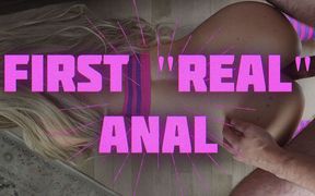 First Real Anal (painal) Fucking Kali Grace&#039;s Amateur Ass