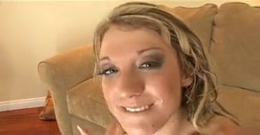 Petite blonde bubble butt rides a big cock in her asshole