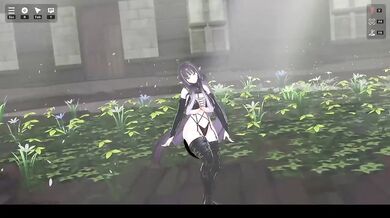 MMD Hentai Elf Vtuber Earthquake Strip Dance Until Naked