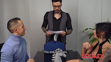 SEXMEX - DIVORCE REMORSE, EX-WIFE FUCKS HER EX-HUSBAND . Ashley Sanz