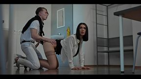 Slutty Teacher Freeze Fucked - Jadilica Creampied by Spoiled Student Time Stop Sex