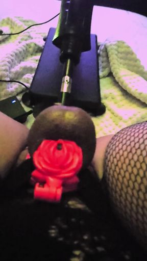 I cant get enough sissy in chastity and fuck machine