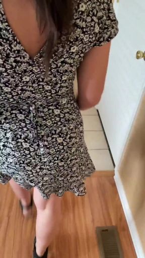Panty job loving wife takes a panty-filled cum shot