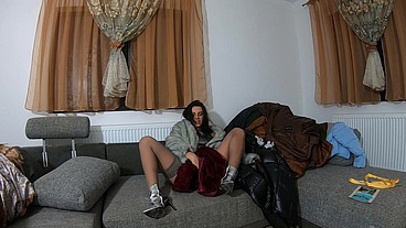 MilfyCalla-Masturbating while wearing fur coats, shiny clothes and long jackets - 203 -