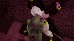 dragon ball c21 scene bondage with orc vibrator [full video]
