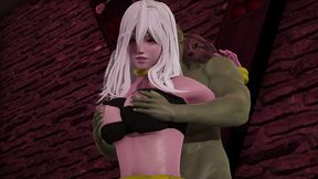 dragon ball c21 scene bondage with orc vibrator [full video]