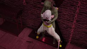 dragon ball c21 scene bondage with orc vibrator [full video]