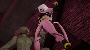 dragon ball c21 scene bondage with orc vibrator [full video]