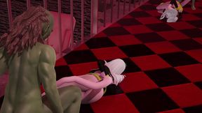 dragon ball c21 scene bondage with orc vibrator [full video]