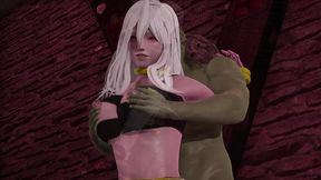 dragon ball c21 scene bondage with orc vibrator [full video]