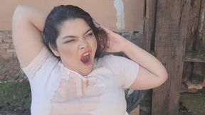 Outdoor Lazy Moments: Slow, Sensual Yawns