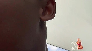 BIG BOOTY PAWG MZ DANI FUCKS LIL D ON OUTSIDE BALCONY