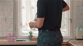 family house s1e5: aunty caught step sister milan cheek fucks with step brother in share bed