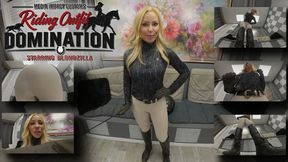 Riding Outfit Domination - Blondzilla - Stepmom - POV - Boots - Ass - Gloves - Shrinking - HD