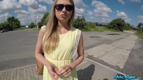 Sexy Blonde Russian Creampied Outside