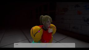 Samus sucks dick in abandoned school