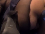 horny Chubby Sissy Relaxs With Hard Cock Deep Inside Her