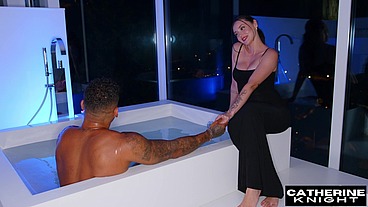 CATHERINE KNIGHT FUCKS THE STRESS OUT OF HER MAN LEO SANTOS