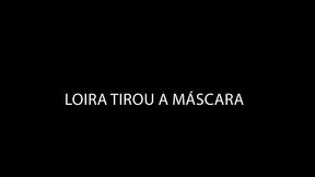 loira tirou a mascara making off de cena