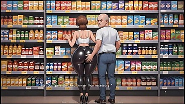 Grandpa Lesson [ TABOO Hentai Game ] Ep.8 OLD MAN has ACCIDENTAL BONER everywhere ! At the MALL, during YOGA and in the TRAIN !