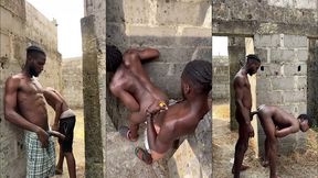 big dick can make a bottom fuck anywhere so we fucked in an uncompleted building