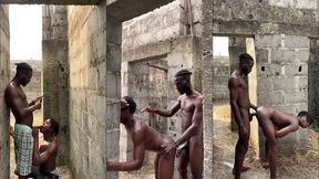 big dick can make a bottom fuck anywhere so we fucked in an uncompleted building