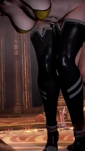 Standing Fuck with Sinia the Daemon Succubus