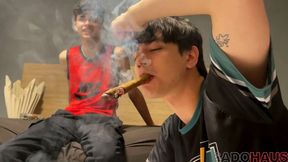 Smoking Boys Tie Down & Dominate Submissive POV Slave