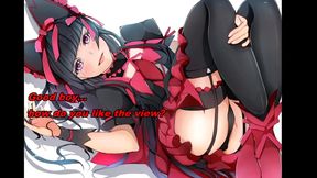 Gothic Rory Anime Femdom Teases With Jerk Off Instructions & Edge Denial