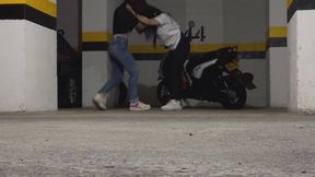 Street fight between two whores