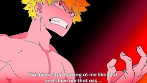 Bakugo Gets Fucked By Kirishima In Hot My Hero Academia Yaoi Scene