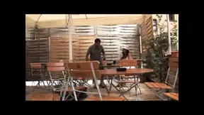 Three big cocks fuck amazing MILF with hairy pussy