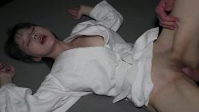 The cute Judo practitioner from Japan is ready for some sexual sparring
