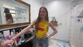 petite besties shr00ms q & explicit kait give big dick brian omalley their pussies for him to cum on