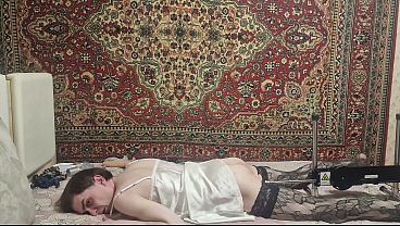 Crossdresser homemade amateur anal Fucking Machine