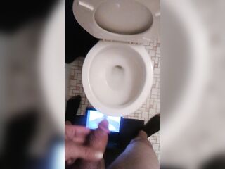 POV Transgirl Pissing On Herself and Camera; Double Angles