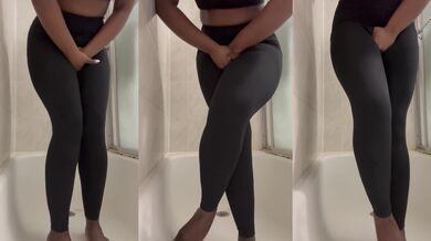 Pee Desperation Game: Holding My Piss & Peeing All Over the Shower