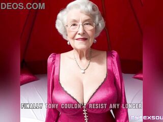 [GRANNY Story] GILF's Night to Remember: Double Penetration in the Tent with 2 BBCs