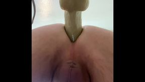 easttnguy22 double anal dildo riding with double anal compilation