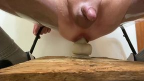easttnguy22 double anal dildo riding with double anal compilation