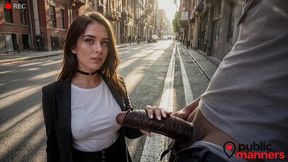 this businesswoman will let anyone cum on her for money.[ai]