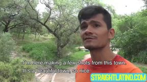 Hottie latino Josue found appetite in my fat cock and delectable balls