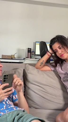 Stepsister wanted my cock before bedtime   Clip 1